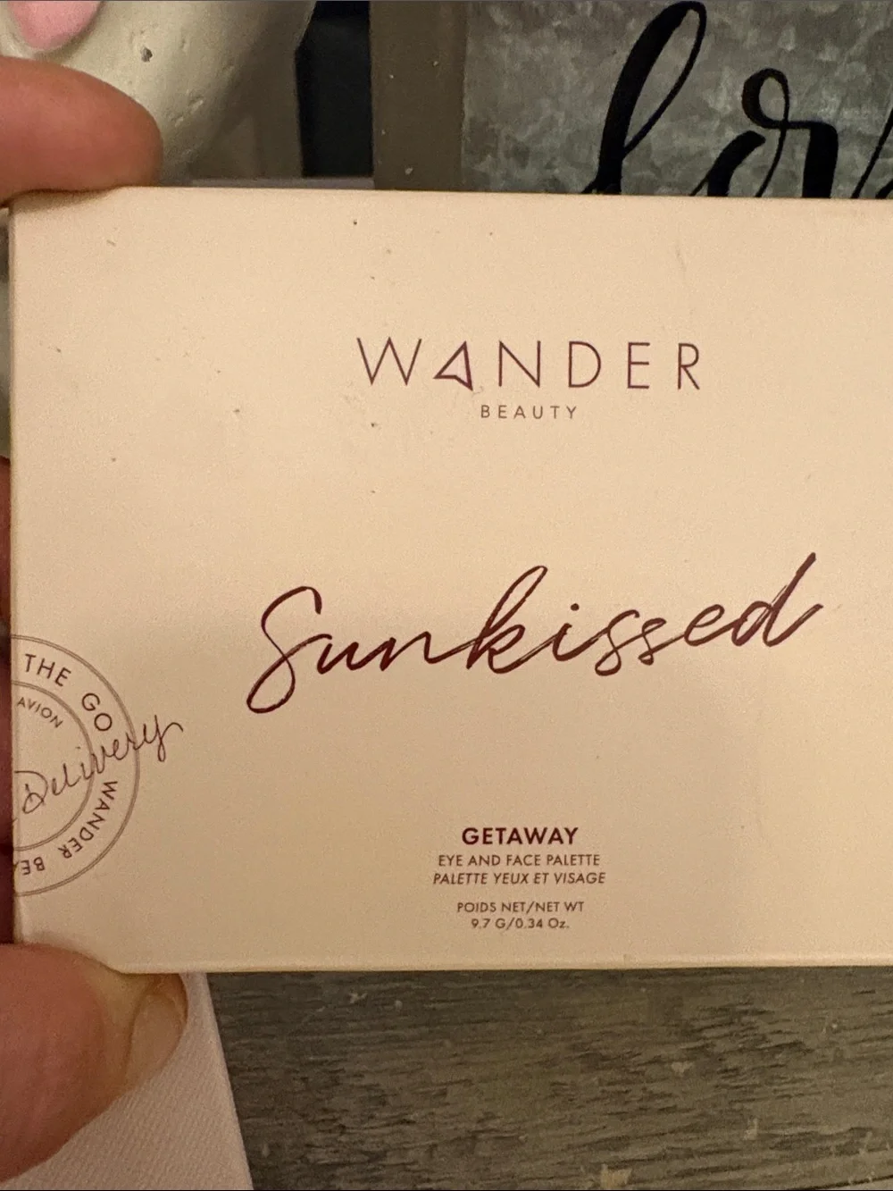 💋WANDER BEAUTY: Sun-kissed Palette - eyeshadow&cheeks- shimmering neutral colors